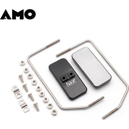 RC Car Parts Upgrade Refit Accessories Decorations Metal Driving Rearview Mirror for 1/10 1/14 RC Trucks Tractor Tamiya Scania