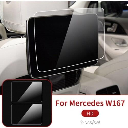 Car Rear Tablet Screen Protector Film Rear Tablet Computer Tempered Film for Mercedes-Benz GLE GLS W167 X167 2020 2021