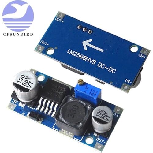 1pcs LM2596HVS LM2596 HV LM2596HV DC-DC Adjustable Step Down Buck Converter Power Module 4.5-50V To 3-35V Urrent limiting 48V