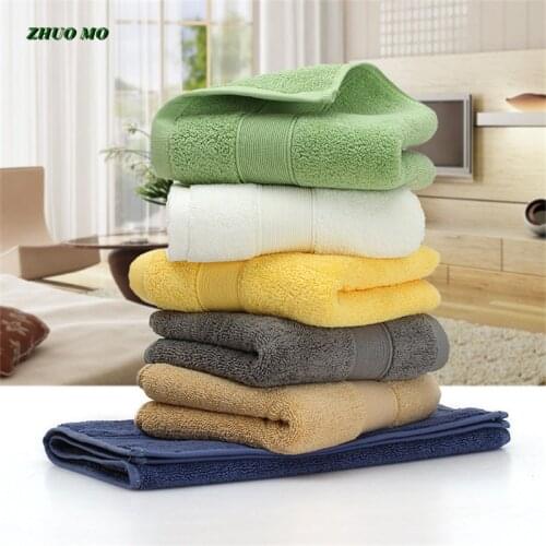 2pcs Egyptian Cotton Towel Bathroom Couple Gifts Solid Color Sports Towel 5 Star Hotel For Home High Quality 36*76cm Face Towels
