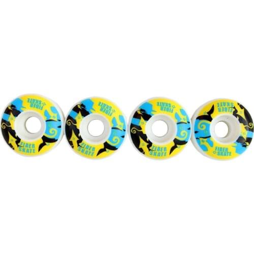 4Pcs/Set Skateboard Wheels Durable PU Skate Wheels Longboard Double Rocker Skateboard Wheels
