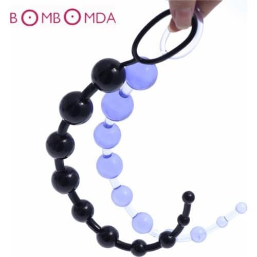 30CM Anal Beads Sex Toys For Adult Male Men Gay Female Women Butt Plug Sexual Health Safe Flirt Anal Plug Sex Products Wholesale