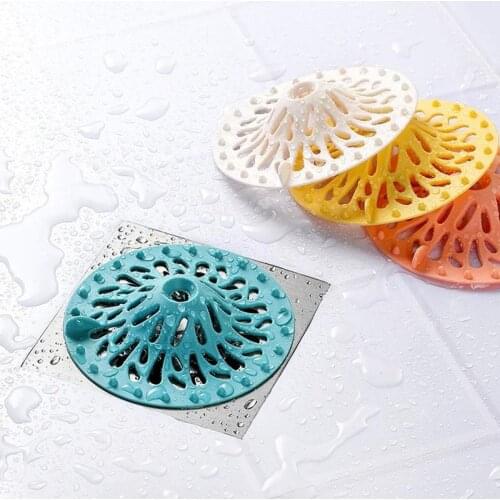 Anti-blocking Hair Catcher Hair Stopper Plug Trap Shower Floor Sink Bathroom Strainer Accessories Drain Kitchen Covers Filt P5H5