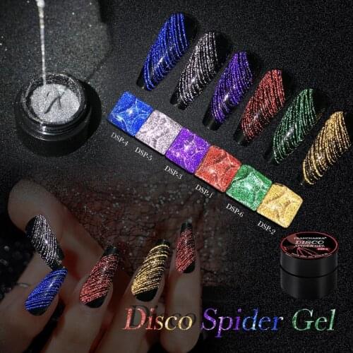 Spider Gel Polish UV Line For Nails Art Colors Painting Glue Nail Polish Spider Gel Lacquer Stickers Glue Nail Polish TSLM1