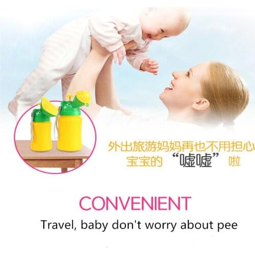 Baby Hand-Held Portable Hygiene Toilet Urinal Boys Girls Pot Outdoor Convenient Toilet Training Potty