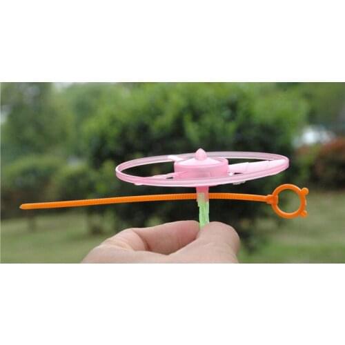 Pull flash flying toy Boomerang Pull Flash Flying Saucer The Tooth Gyro Outdoor Luminous Floating Children Toys Gymnastics