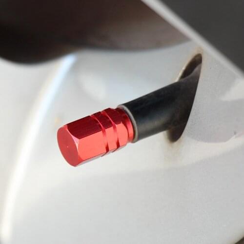 4pcs Automobile Aluminum Alloy Tire Wheel Valve Caps for Skoda Octavia Fabia Rapid Superb Yeti Roomster