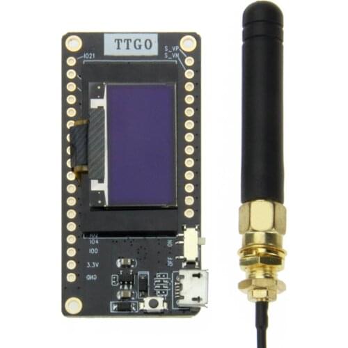 LILYGOTTGO LORA32 V2.0 433/868/915Mhz ESP32 LoRa OLED 0.96 Inch SD Card Display Bluetooth WIFI ESP32 Module With Antenna