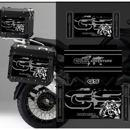 For BMW R1200GS R 1200 R1200 GS ADV GSA Stickers Decal Trunk Panniers Luggage Aluminium Side Cases Adventure 2014 2015 2016 2017
