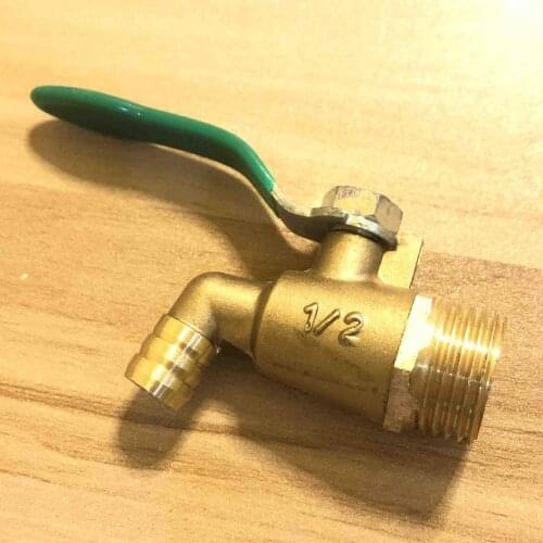 1/2" BSP Male Thread Connection Small-Type Hot Water Tap Brass One Handle Faucet Cock For Tea-furnace Insulation Barrel