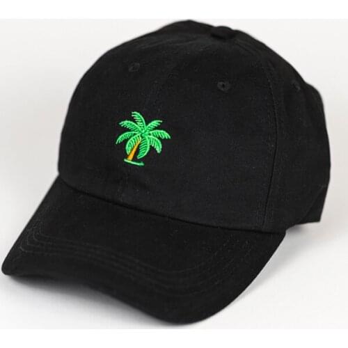 2021 new Palm Trees Snapback Dad Hats Embroidery Coconut Trees bone Casquette Gorras Baseball Cap Cotton Black Hip Hop Hats