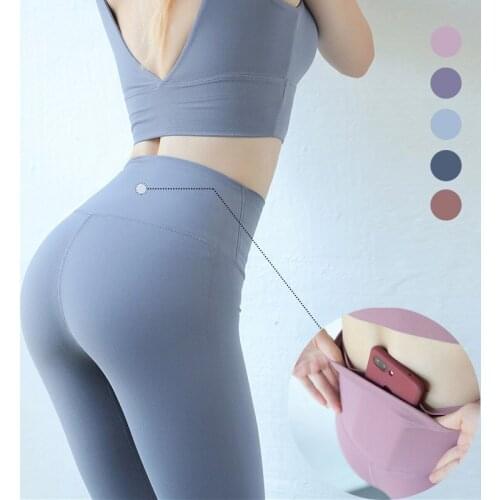 New Deep V Beauty Back Yoga Sports Bra and Womens Sports Leggings High Waist Sports Yoga Pants Women Fitness Sports Suit