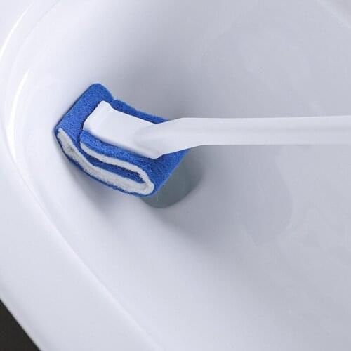 Disposable Toilet Brush No Dead Ends Strong And Durable Upturned Brush Head Clean Dead Ends Toilet Brush