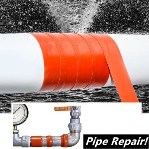 Strong Waterproof Stop Leak Tape Pipe Repair Sealing Tape Repair Insulating Fiber Tape Bonding Self Fusing Wire Hose Duct Tape