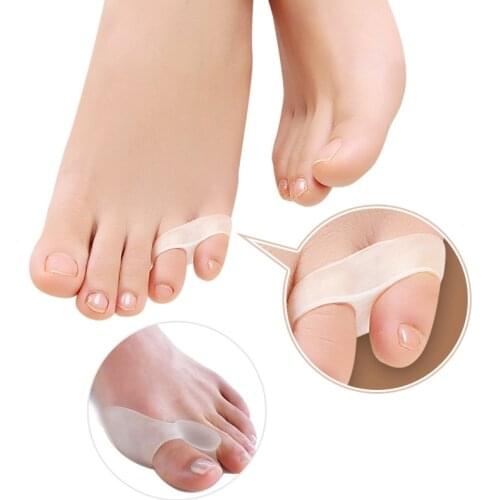 2Pair Little Toe Separator Eases Foot Pain Hallux Valgus Bunion Correction Pedicure Tools Bone Thumb Toe Correction Protector