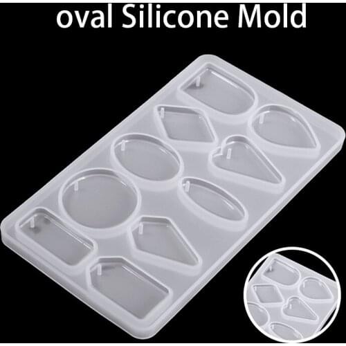 Silicone Resin Mold Geometric Shape Epoxy Pendant Craft Mold DIY Jewelry Making Molds Handmade Jewelry Molds Epoxy Resin Mould