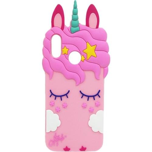 For Xiaomi Redmi Note 5 Case Silicone 3D Unicorn Cat Cupcake Cute Cartoon Soft Phone Back Case For Xiaomi Redmi Note 5 Pro Cover