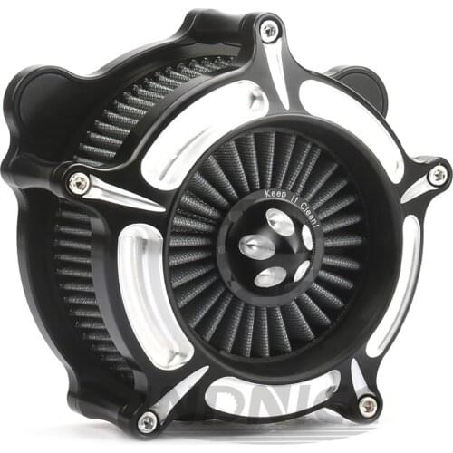 Motorcycle Turbine Spike Turbine Air Intake Filter Dyna softail touring Road King Glide 93-07 for harley road Glide air cleaner