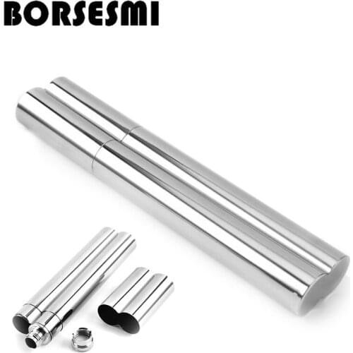 High quality Stainless steel 2 in 1 pipe cigar tube with wine tube portable metal travel cigar holder tools Cigarettes