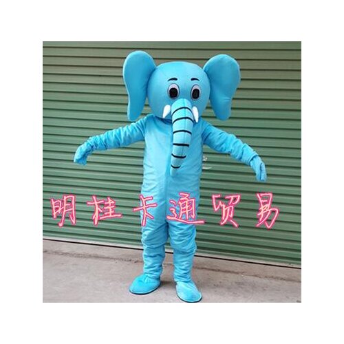 High Quality Grey Mastadon Elephant Mascot Costume Elephant Theme Anime Cosply Costumes Carnival Fancy Dress Mascotte Kits