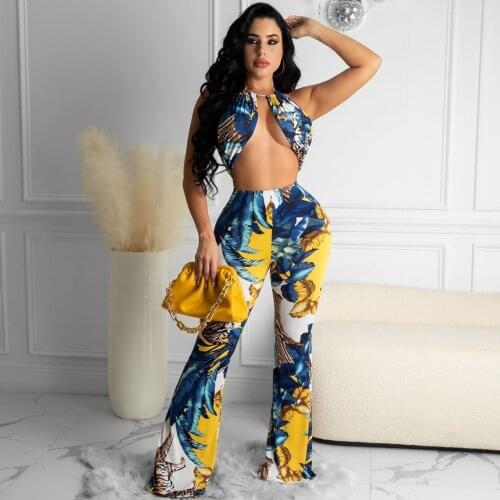 2021 Summer Fashion New Sleeveless Print Sexy Polo Shirts Two-piece Suit Womens Shirt Camisas De Mujer Shirts Women