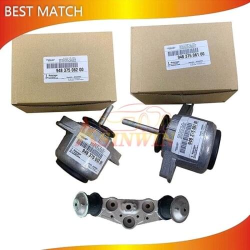 1Set Left&Right Side Engine Motor Mount+Automatic TransmissionMount 94837506100 94837506200 For Porsche Panamera 2010-2016