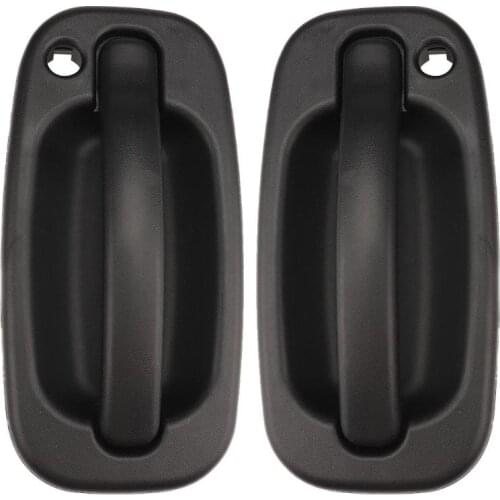 1 Pair Car ABS+Iron Front Left Left Right Outside Exterior Door Handles Replacement Repair Kit for Chevrolet GMC 15034985 150349