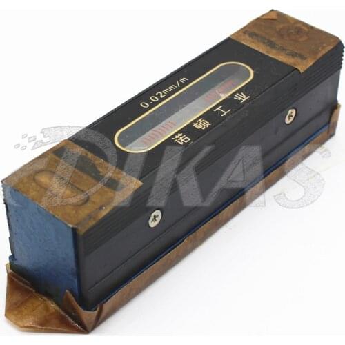 1pcs 100mm 150mm High Accuracy Metal Spirit Level Bubble Long Strip Metal Level Measuring Instrument Accuracy 0.02mm/m