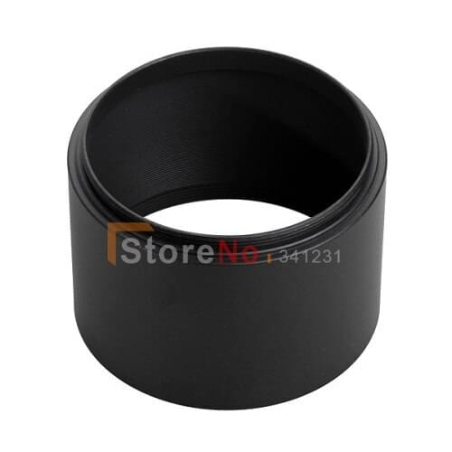 2PCS 52mm Tele Metal Screw-in Lens Hood For 52mm lens filter Camera