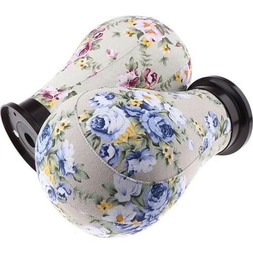 2Pcs Mannequin Head Model with Knitted Canvas Cover Wig Display Stand for Hair Extension Lace Wigs Making