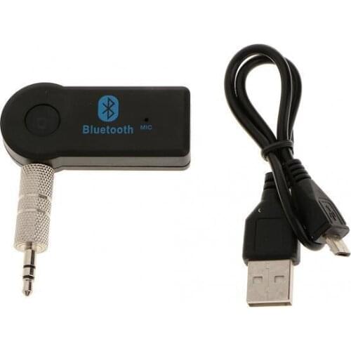 2x Wireless Bluetooth 3.5mm AUX Audio Stereo Music Home Car Receiver Adapter