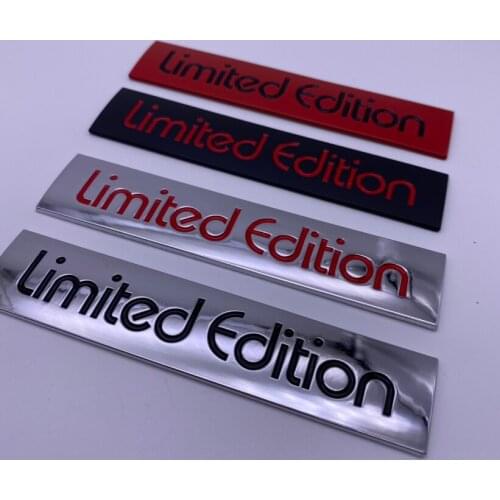 3D Metal Car Stickers Motorcycle Badge Emblem Stickers Limited Edition Stickers and Decals Car-Styling Accessories