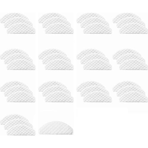 40Pcs Replacement Disposable Mop Cloths for Ecovacs Deebot Ozmo T8 Vacuum Cleaner Moping Pads Rags Spare Parts
