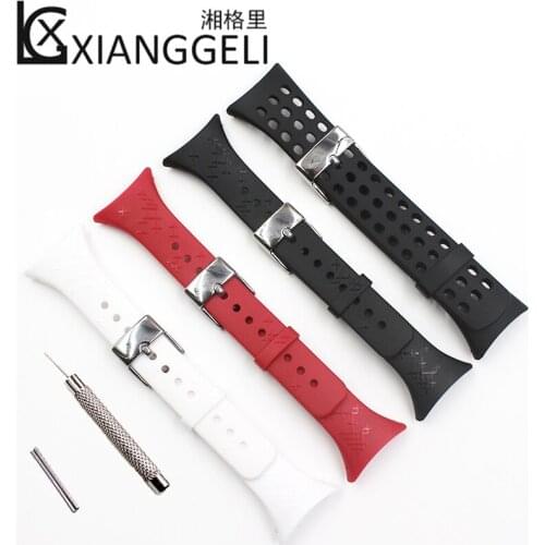 Watch Accessories Rubber Strap Mens or Womens Watches For Suunto M1 M2 M4 M5 Watch With Outdoor Sports Tape