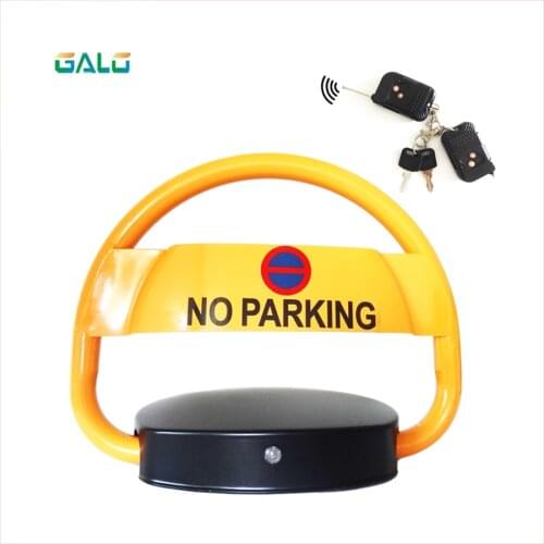 Car parking alarm system waterproof parking barrier lock with alarm sound voice