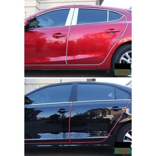 RQXR car accessories Car body door plate strips protection for Nissan Sylphy sentra 2012-15