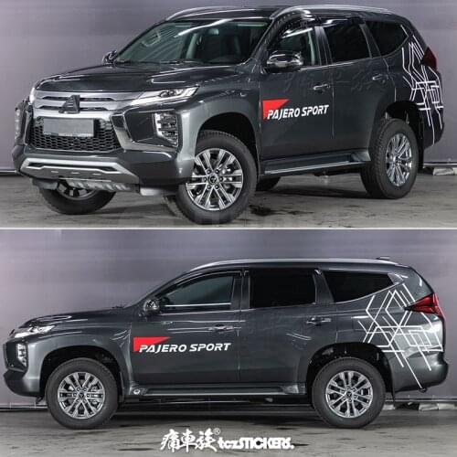 Car stickers FOR Pajero Sport body modification dedicated off-road fashion decorative decals