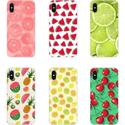 Cherry Pear Peach Watermelon Orange Fruit Soft TPU Cover For Samsung A10 A30 A40 A50 A60 A70 Galaxy S2 Note 2 3 Grand Core Prime