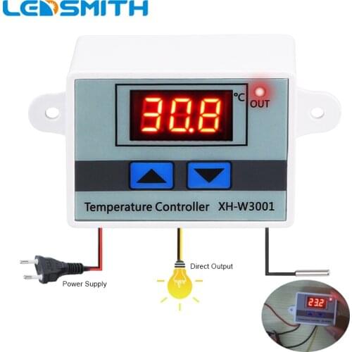 XH-W300110A Digital Temperature Controller Quality Thermal Regulator Thermocouple Thermostat with LCD Display 12V 24V 110V 220V