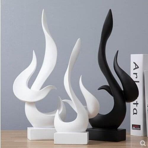 EUROPEAN-STYLE ABSTRACT SCULPTURE DECORATION, LIVING ROOM DESK STATUE, HOME OFFICE RESTAURANT BAR DESKTOP DECORATION CRAFTS