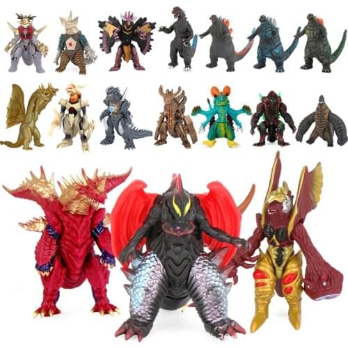 Flexible Glue Kaiju Monster Model Toys Galaxy Warrior Tokusatsu Ultraman Fight Kaiju Action Figure Toys