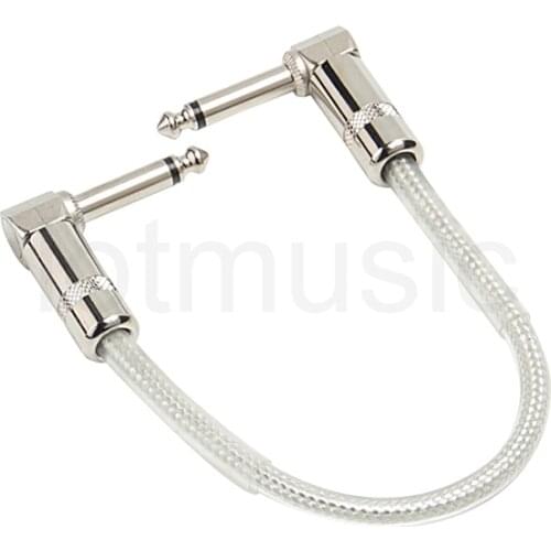 Kmise Guitar Patch Cable Cord Right Angle 6