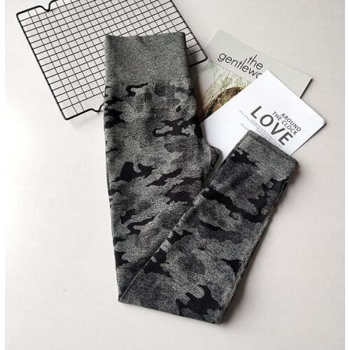 High Waist Gym Leggings Vital Sports Leggings Yoga Pants Stretchy Workout Tight Camo Seamless Leggings Sport Women Fitness