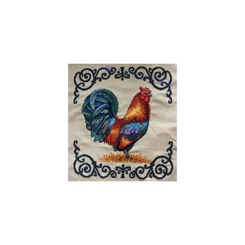 YIXIAO Counted Cross Stitch Kit Authentic Egyptian cotton self-contained needleless set dim35240 one Rooster