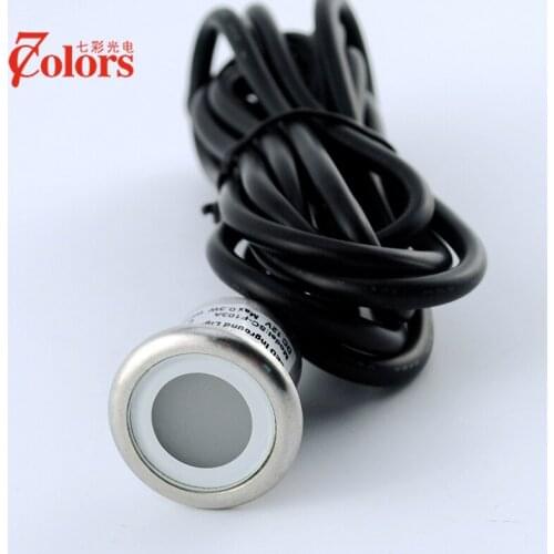 Stainless Steel Floor Lights Landscape Outdoor Path Light 12V LED Garden Lighting 0.8W Recessed Patio Pavers Light IP67