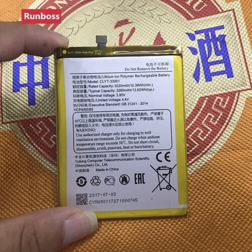 Runboss Original Quality Battery CLYT-33001 for YOTAPHONE3 YOTA3 YOTA Y3 3280mAh