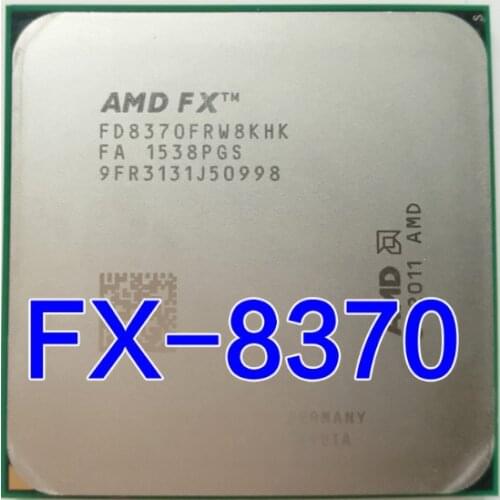 Original AMD CPU AMD FX-8370 FX 8370 fx 8370 AM3+ Eight nuclear 4.0GHZ4.3 16MB 125W fx-8370