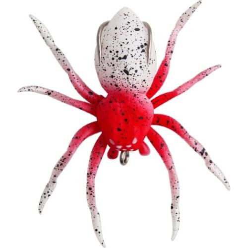 10 Colors Realistic Spider Soft Lure 7 Cm 6g Silicone Bait Artificial Soft Bait Sea Fishing Perch Blackfish Jig Japan Luya Lure