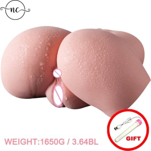 Realistic Ass Artificial Vagina And Anal Lifelike 3D Pussy Sex Dolls for Men Masturbator Double Hole Adult Sex Toy Sex Product