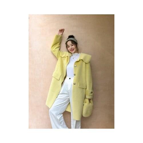 New 2022 Style High-end Fashion Women Faux Fur Coat C55